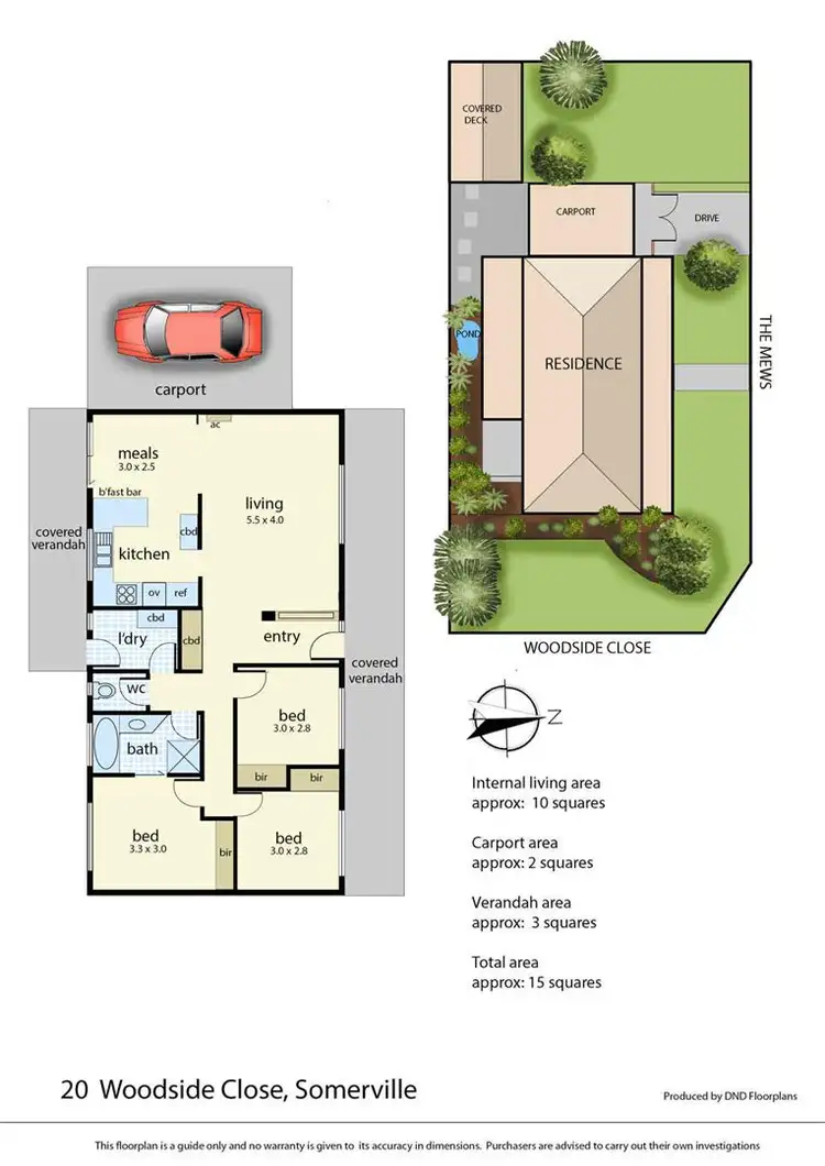 Floorplan of Homely house listing, 20 Woodside Close, Somerville VIC 3912