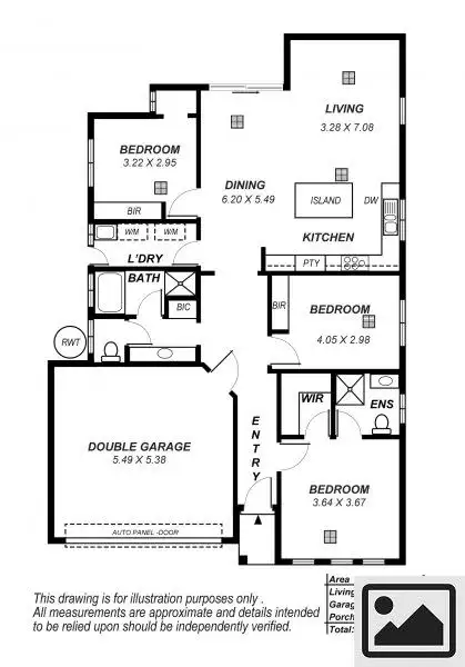 Floorplan of Homely house listing, 1B Buccleuch Ave, Findon SA 5023