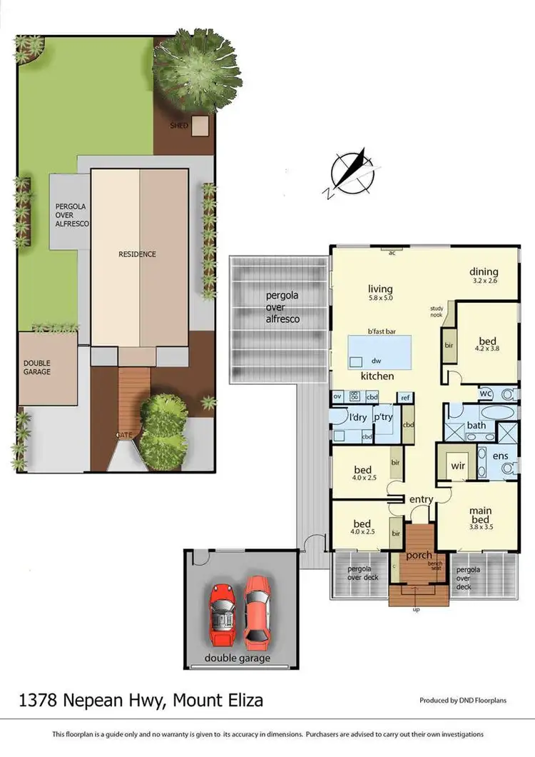 Floorplan of Homely house listing, 1378 Nepean Highway, Mount Eliza VIC 3930