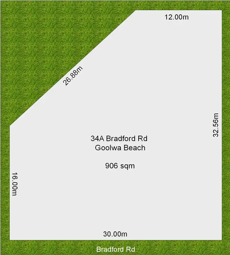 Floorplan of Homely land listing, 34a Bradford Road, Goolwa Beach SA 5214