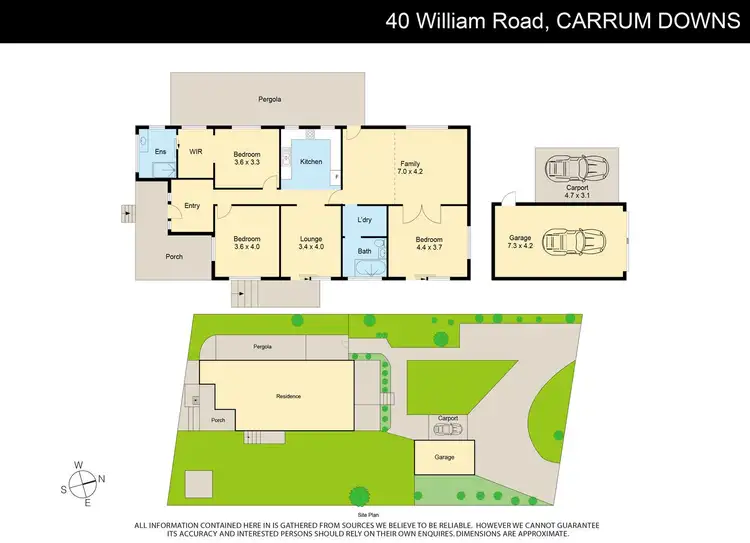 Floorplan of Homely house listing, 40 William Road, Carrum Downs VIC 3201