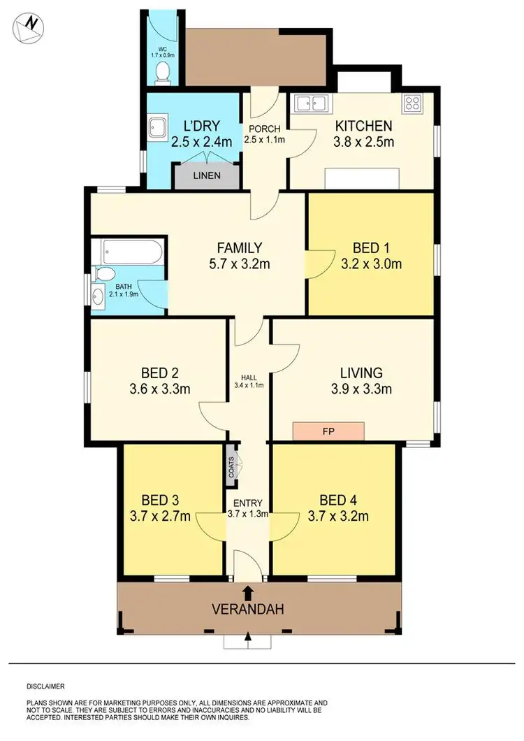 Floorplan of Homely house listing, 23 Otway Street South, Ballarat East VIC 3350