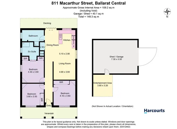 Floorplan of Homely house listing, 811 Macarthur Street, Ballarat Central VIC 3350