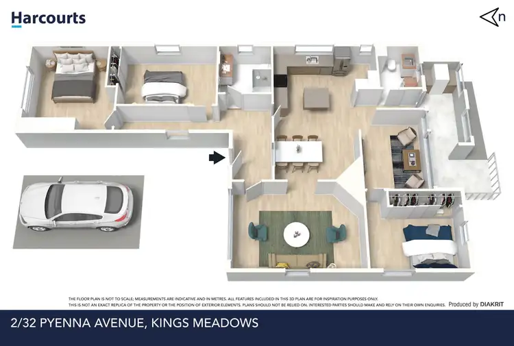 Floorplan of Homely house listing, 2/32 Pyenna Avenue, Kings Meadows TAS 7249