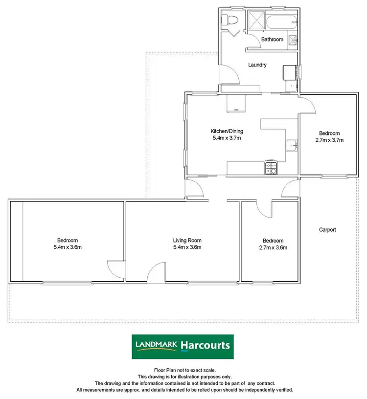 Floorplan of Homely house listing, 30 Gloucester Road, Jamestown SA 5491