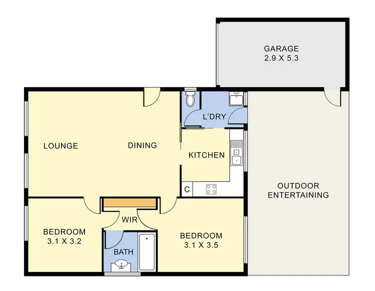 Floorplan of Homely unit listing, 20/37 Glen Park Road, Bayswater North VIC 3153