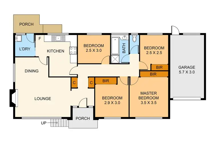 Floorplan of Homely house listing, 7-9 Stanley Street, Olinda VIC 3788