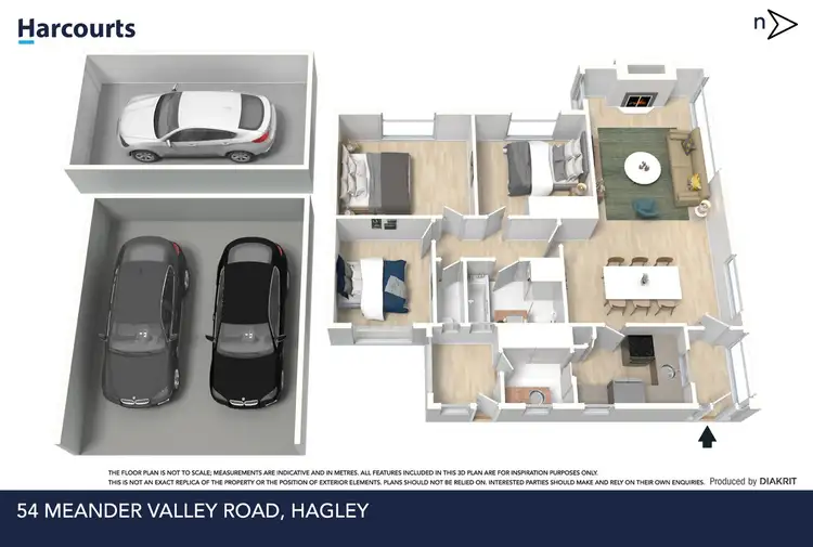 Floorplan of Homely house listing, 54 Meander Valley Road, Hagley TAS 7292