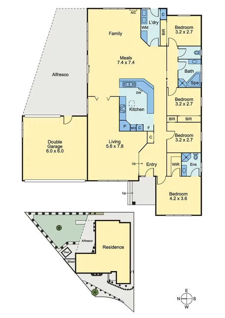 Floorplan of Homely house listing, 10 Brentfield Court, Mill Park VIC 3082