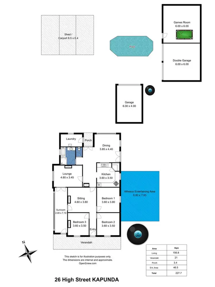 Floorplan of Homely house listing, 26 High Street, Kapunda SA 5373