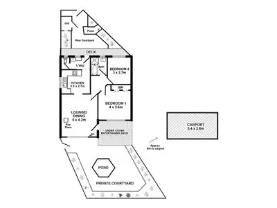 Floorplan of Homely unit listing, 3/439 Marion Road, South Plympton SA