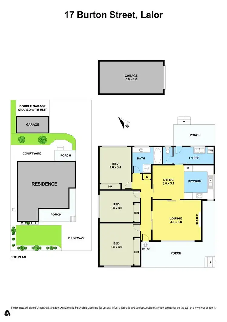 Floorplan of Homely house listing, 17 Burton Street, Lalor VIC 3075