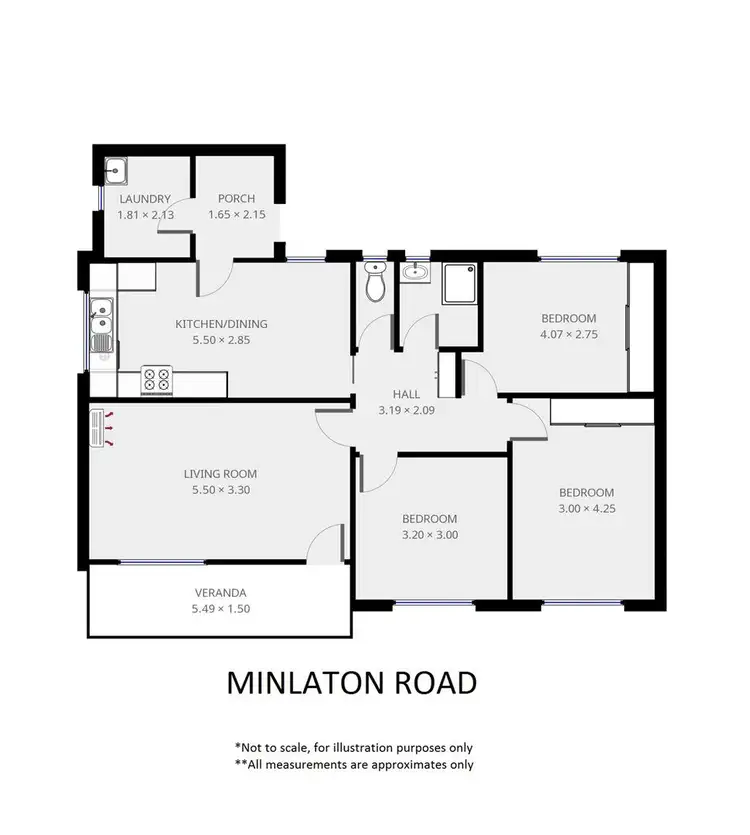 Floorplan of Homely house listing, 34 Minlaton Road, Yorketown SA 5576