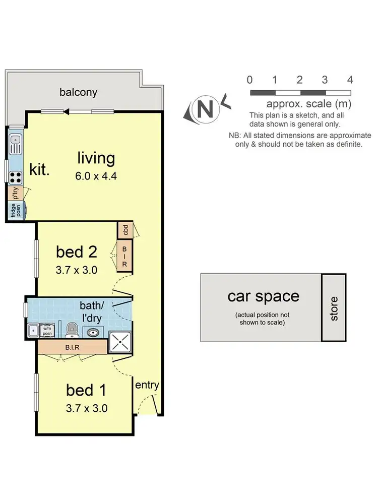 Floorplan of Homely unit listing, 3/12 Alfrick Road, Croydon VIC 3136