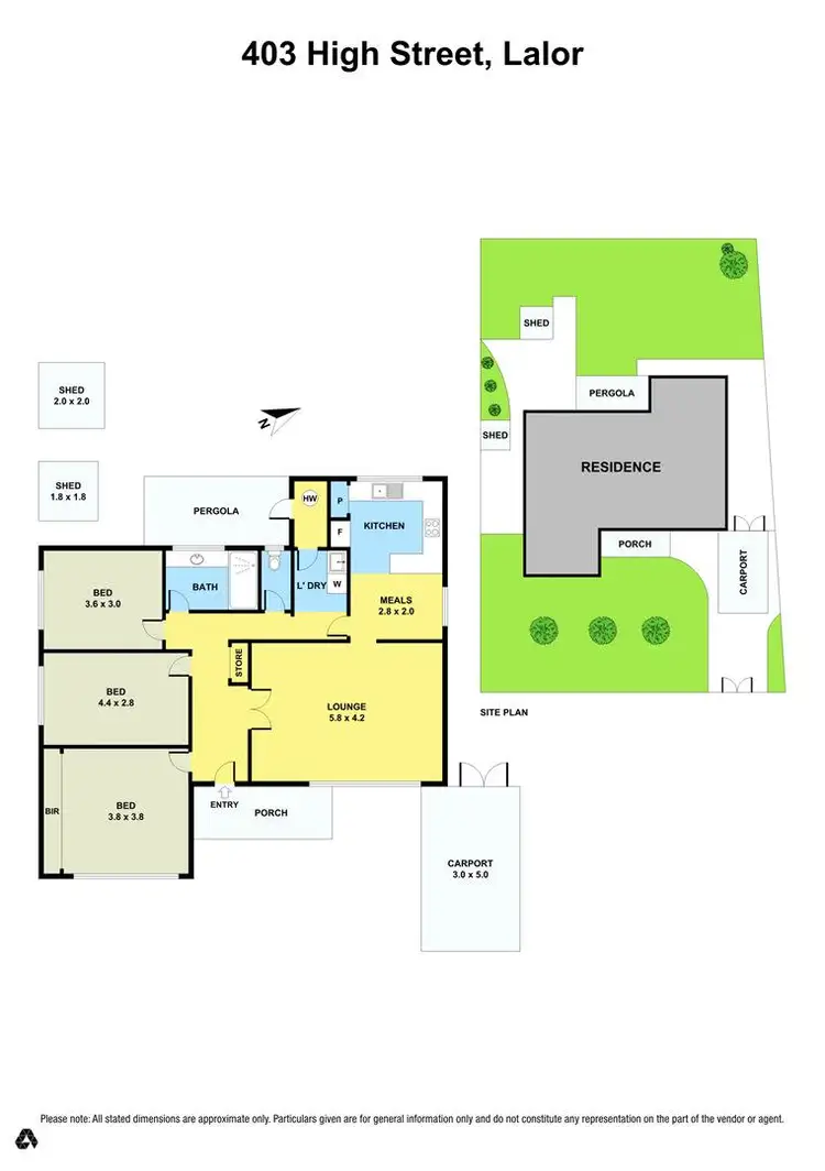 Floorplan of Homely house listing, 403 High Street, Lalor VIC 3075