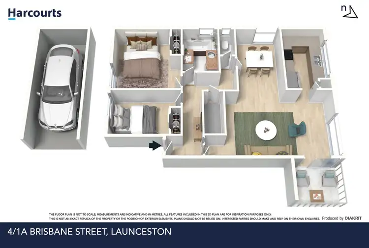 Floorplan of Homely apartment listing, 4/1a Brisbane Street, Launceston TAS 7250