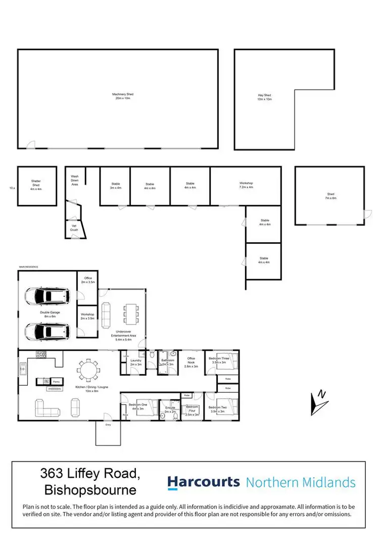Floorplan of Homely rural property listing, 363 Liffey Road, Bishopsbourne TAS 7301