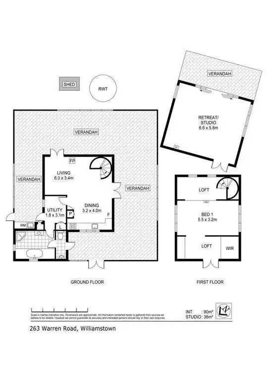Floorplan of Homely rural property listing, 263 Warren Road, Williamstown SA 5351