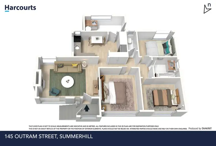 Floorplan of Homely house listing, 145 Outram Street, Summerhill TAS 7250