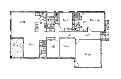 Floorplan of Homely house listing, 21 De Rossi Boulevard, Epping VIC