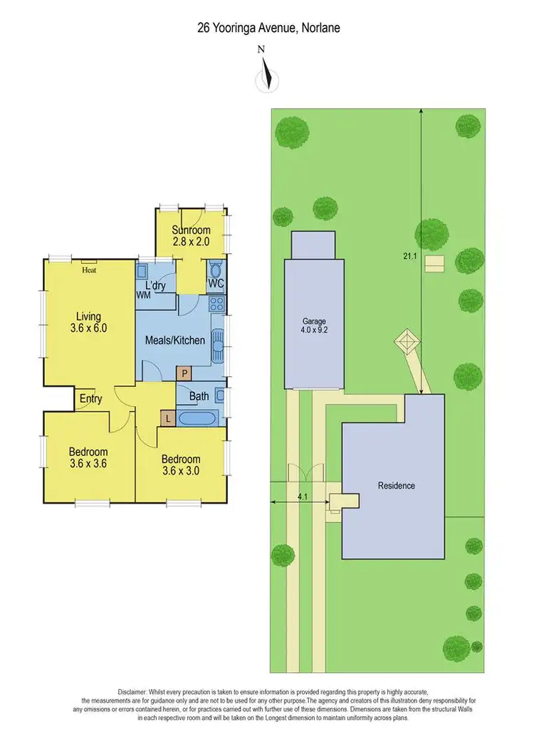 Floorplan of Homely house listing, 26 Yooringa Avenue, Norlane VIC 3214