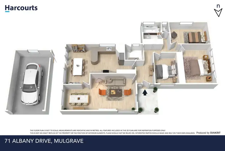 Floorplan of Homely house listing, 71 Albany Drive, Mulgrave VIC 3170