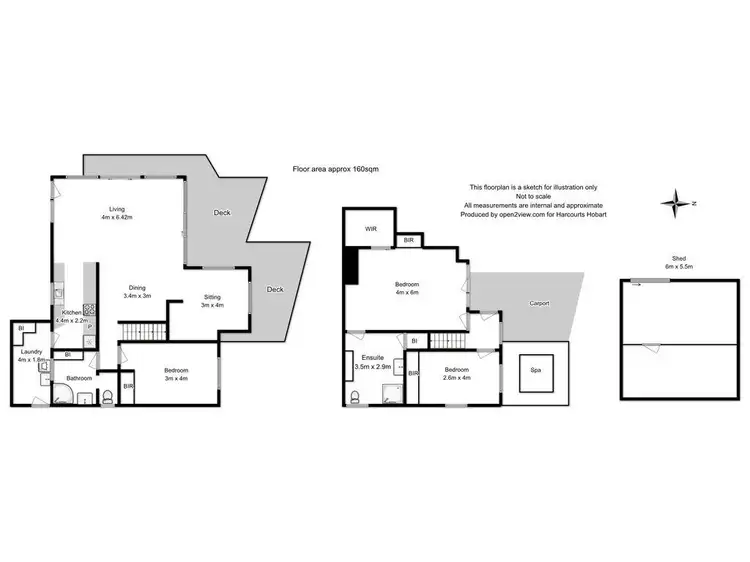 Floorplan of Homely house listing, 98 Carlton Beach Road, Dodges Ferry TAS 7173