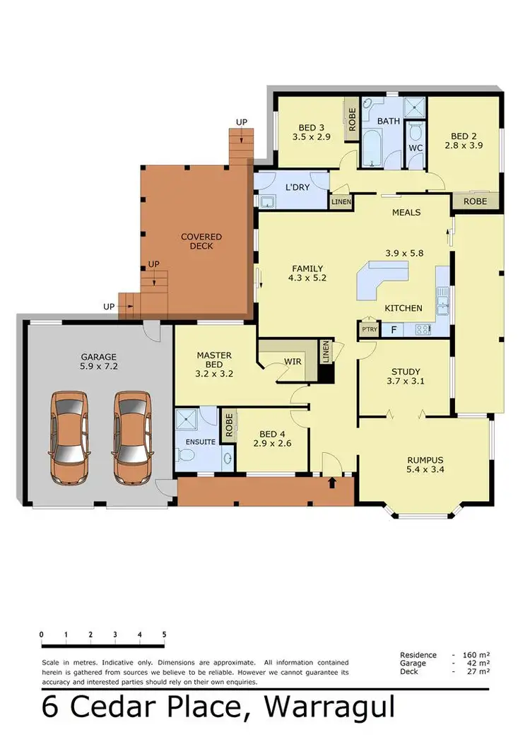 Floorplan of Homely house listing, 6 Cedar Place, Warragul VIC 3820