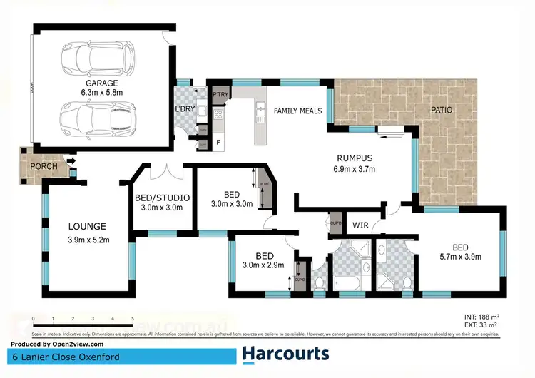 Floorplan of Homely house listing, 6 Lanier Close, Oxenford QLD 4210