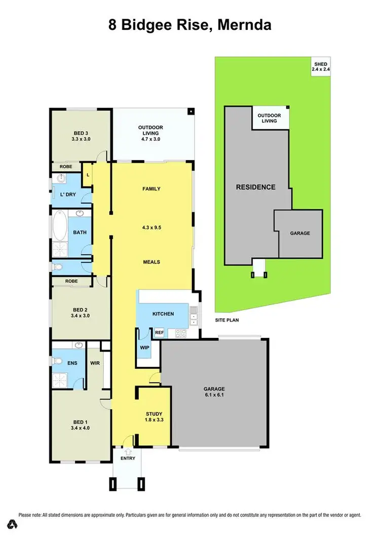 Floorplan of Homely house listing, 8 Bidgee Rise, Mernda VIC 3754