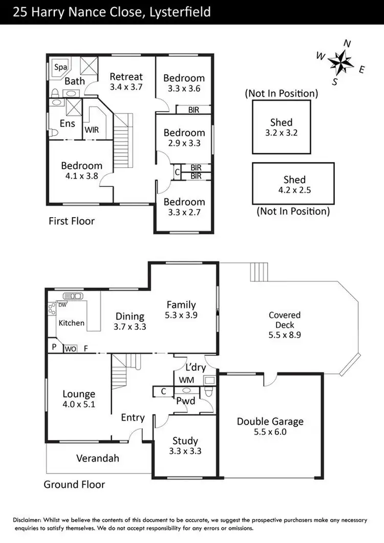 Floorplan of Homely house listing, 25 Harry Nance Close, Lysterfield VIC 3156