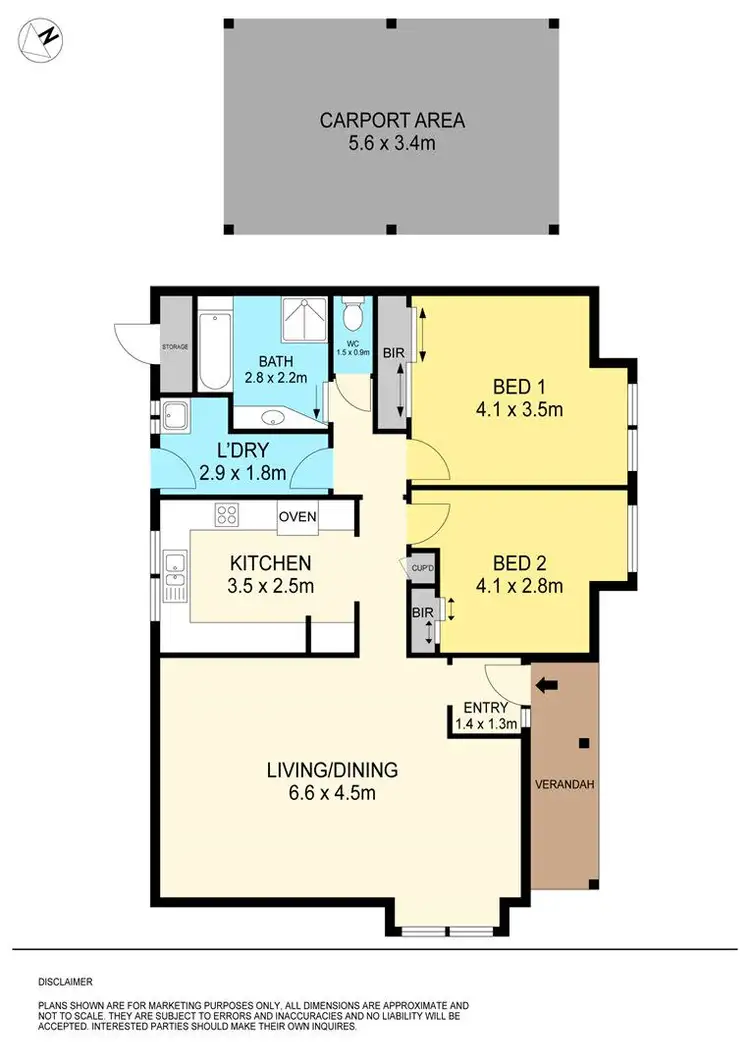 Floorplan of Homely unit listing, 3/4 Castle Court, Ballarat East VIC 3350