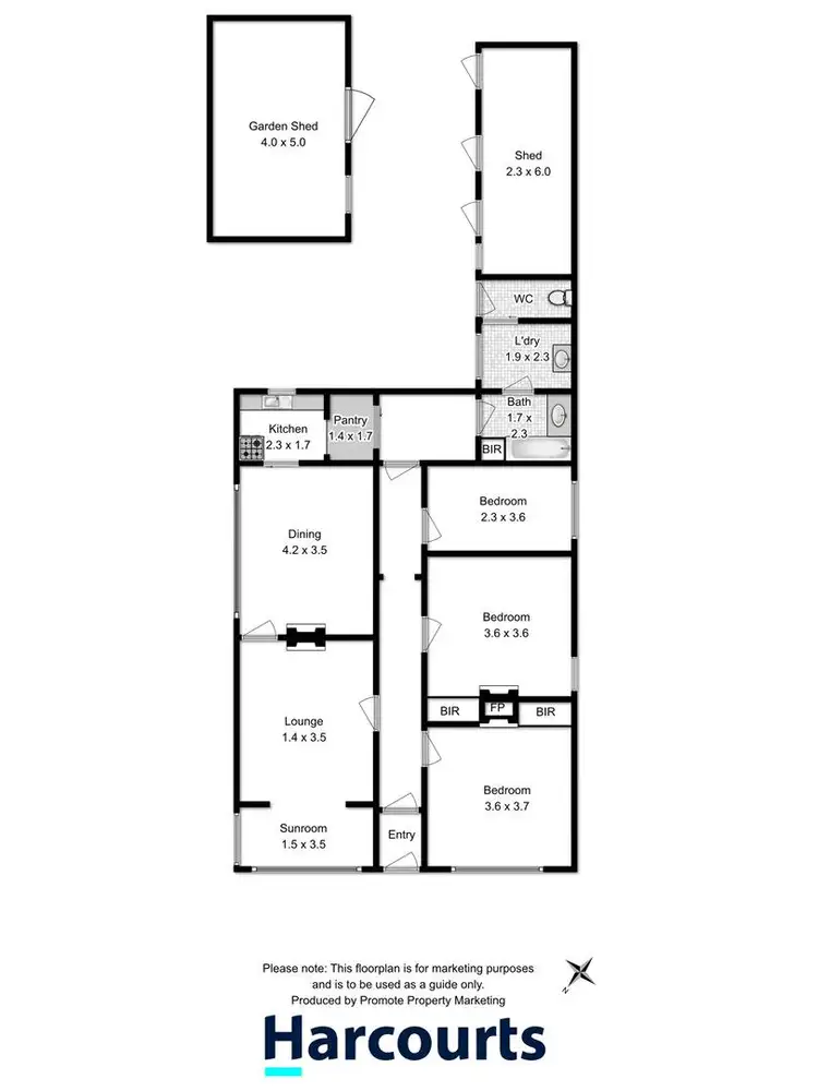 Floorplan of Homely house listing, 2 Britannia Place, Bellerive TAS 7018