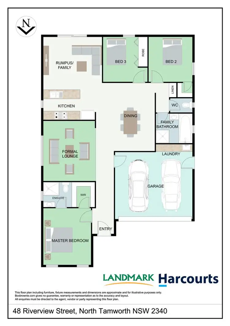 Floorplan of Homely house listing, 48 Riverview Street, Tamworth NSW 2340