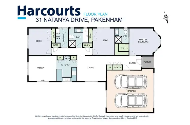 Floorplan of Homely house listing, 31 Natanya Drive, Pakenham VIC 3810