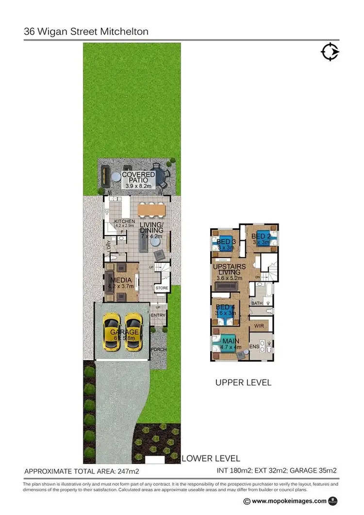 Floorplan of Homely house listing, 36 Wigan Street, Mitchelton QLD 4053