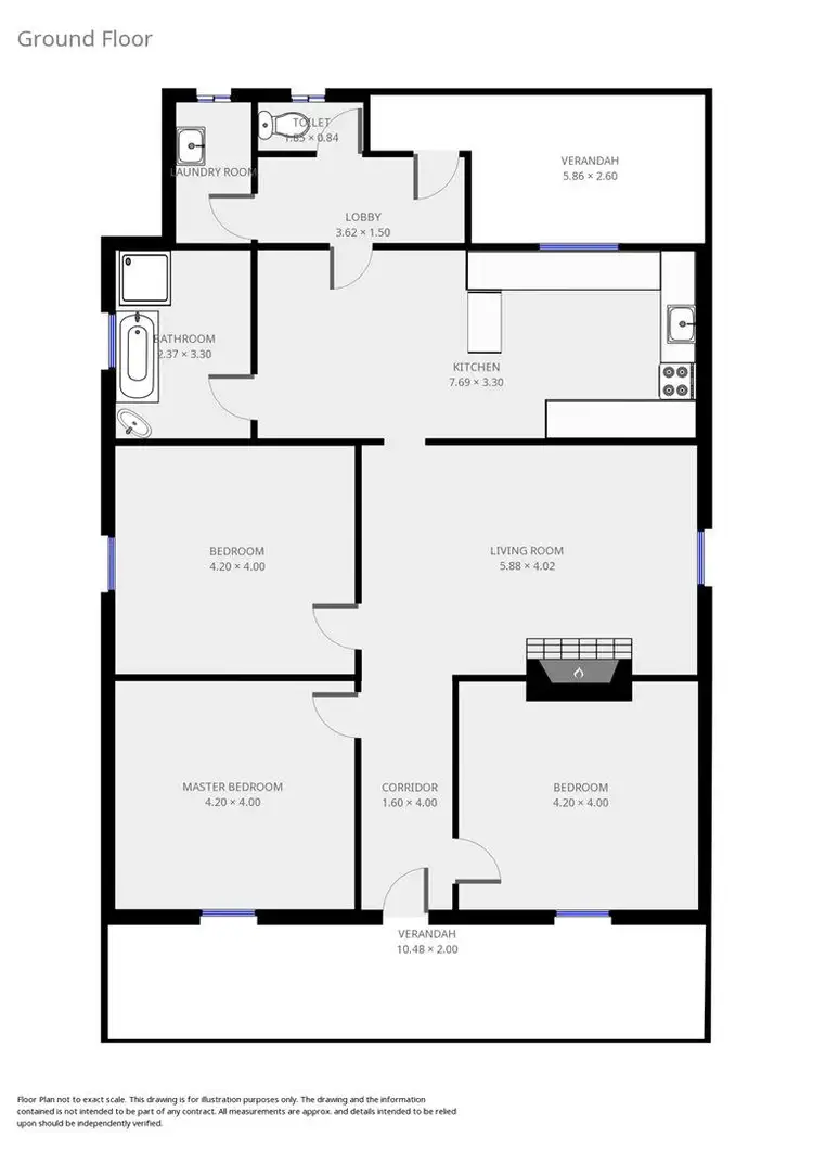 Floorplan of Homely house listing, 30 Victoria Street, Peterborough SA 5422