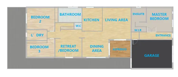 Floorplan of Homely house listing, 21 Aberfeldie Way, Caroline Springs VIC 3023