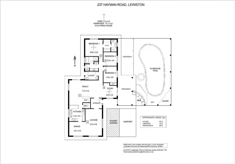 Floorplan of Homely house listing, 237 Hayman Road, Lewiston SA 5501