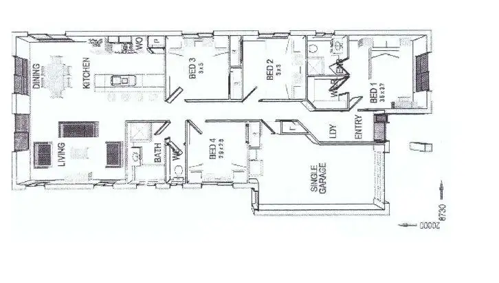 Floorplan of Homely house listing, 45 Kurrajong Circuit, North Lakes QLD 4509