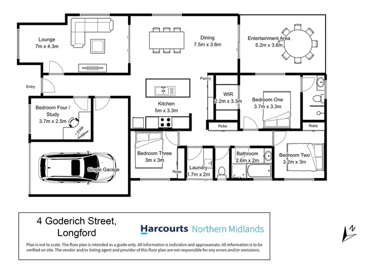 Floorplan of Homely house listing, 4 Goderich Street, Longford TAS 7301