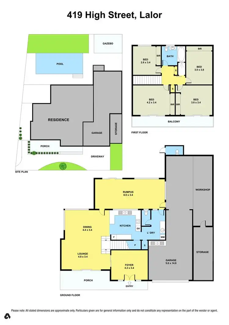 Floorplan of Homely house listing, 419 High Street, Lalor VIC 3075