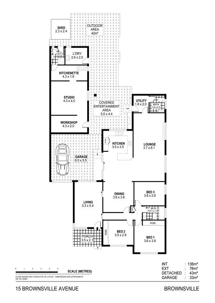 Floorplan of Homely house listing, 15 Brownsville Avenue, Brownsville NSW 2530