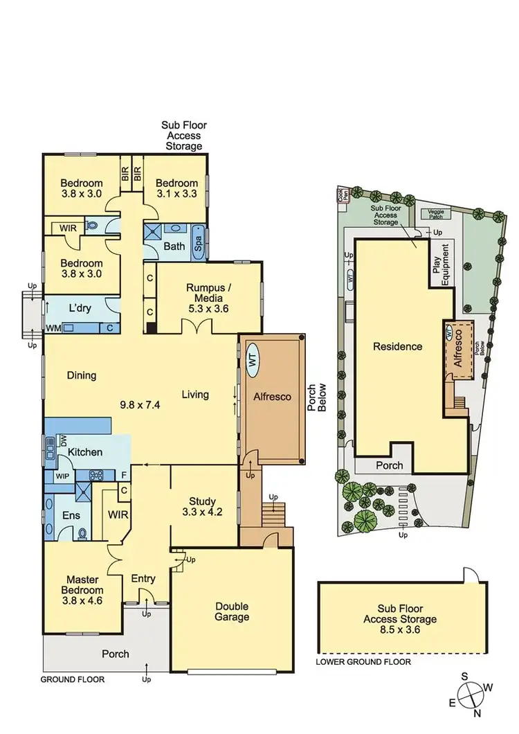 Floorplan of Homely house listing, 17 Gem Court, Diamond Creek VIC 3089