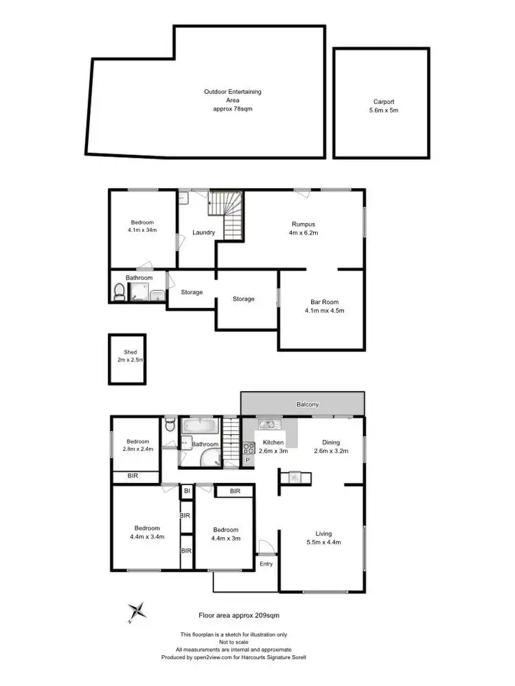 Floorplan of Homely house listing, 11 Darwin Street, Midway Point TAS 7171