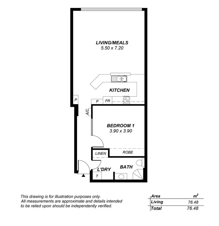 Floorplan of Homely apartment listing, 302/191 Greenhill Road, Parkside SA 5063