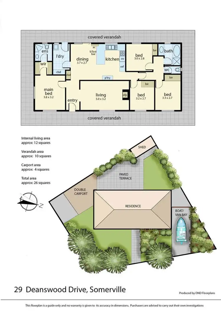 Floorplan of Homely house listing, 29 Deanswood Drive, Somerville VIC 3912