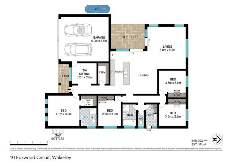 Floorplan of Homely house listing, 10 Foxwood Circuit, Wakerley QLD 4154