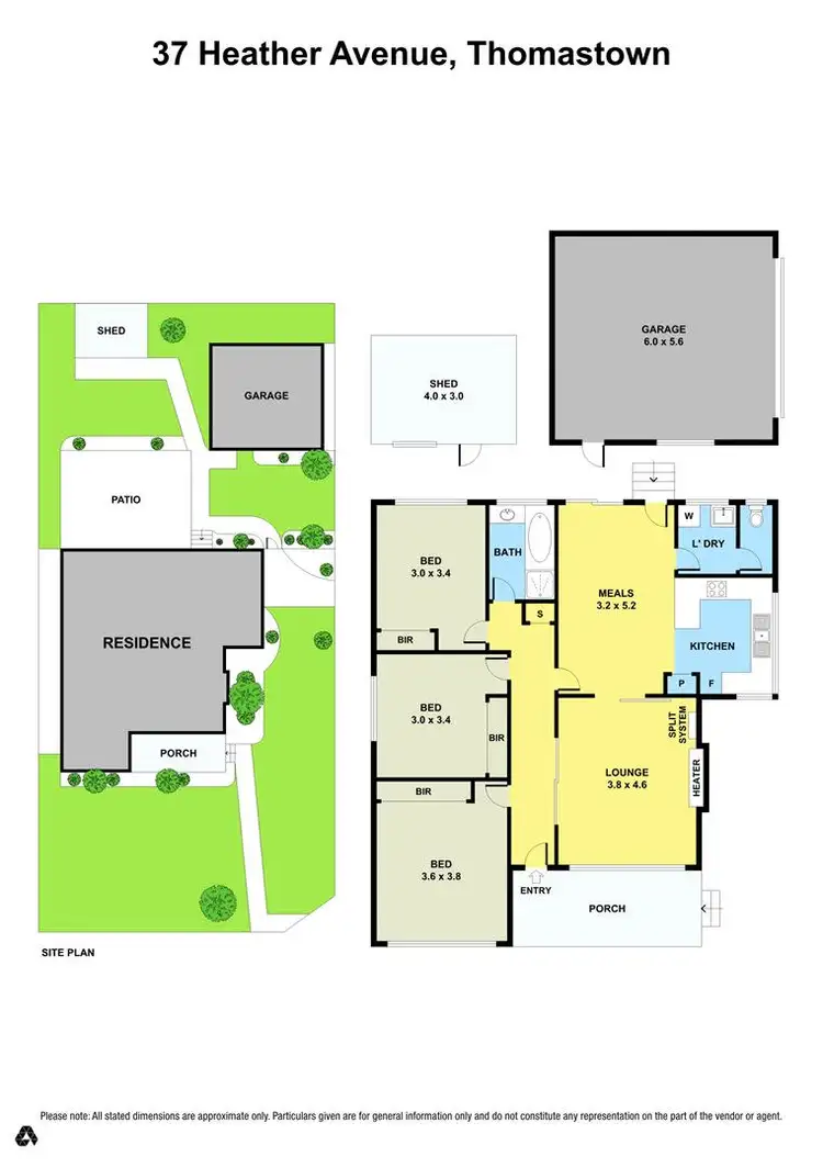 Floorplan of Homely house listing, 37 Heather Avenue, Thomastown VIC 3074