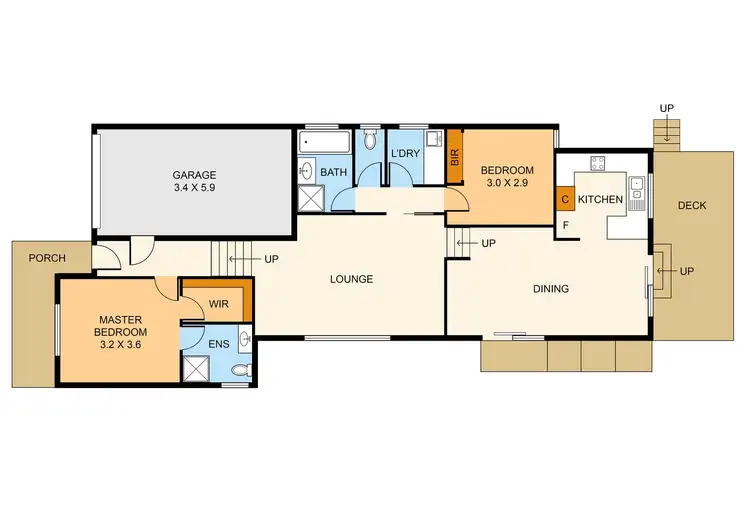 Floorplan of Homely house listing, 22 Buchanan Street, Boronia VIC 3155